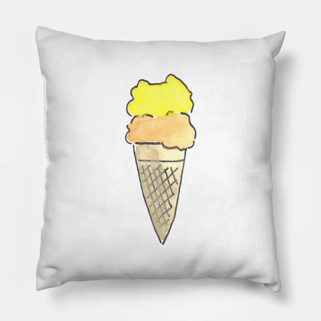 Rome Icons: Gelato Pillow by buhloop.icons