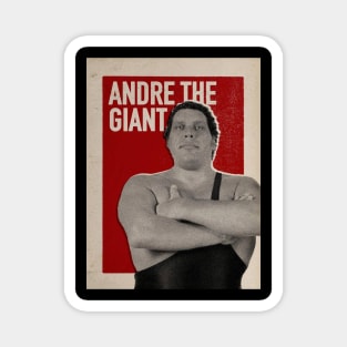 Andre The Giant Vintage Magnet