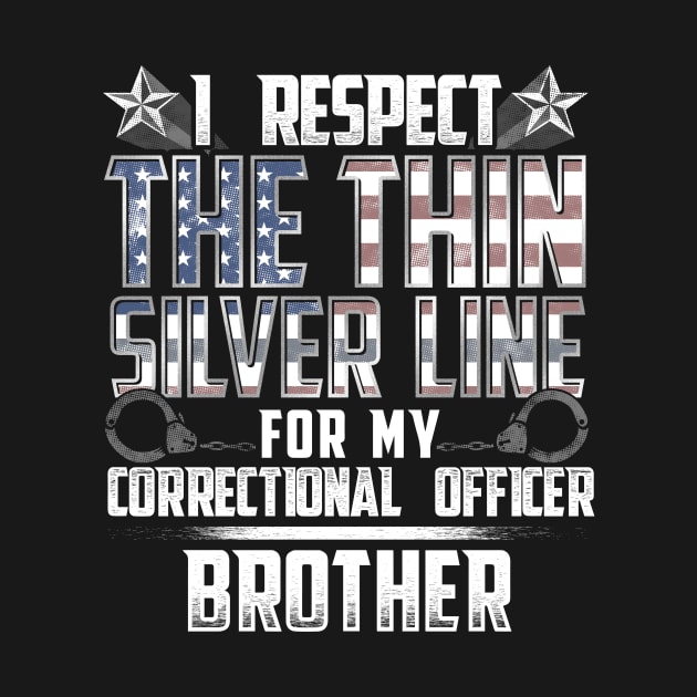 Correctional Office Brother Thin Silver Line by wheedesign