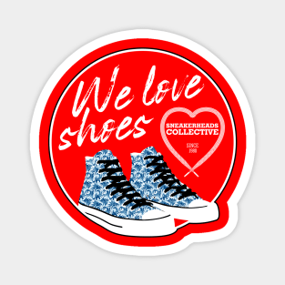 We Love Shoes Red Magnet