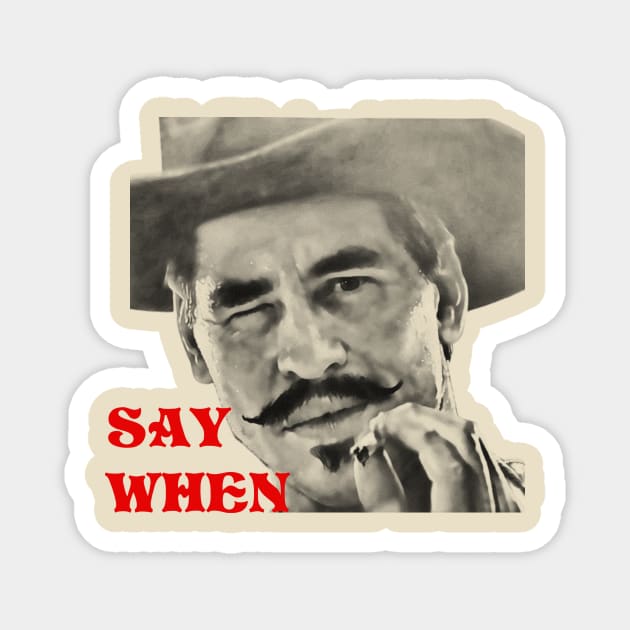 say when visual art Magnet by DOGGIES ART VISUAL