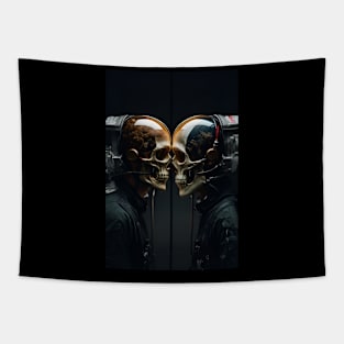 Astronaut skulls Tapestry