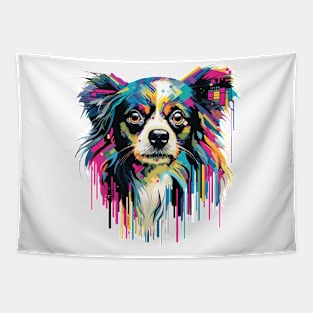 Chihuahua Dog Pet World Animal Lover Furry Friend Abstract Tapestry