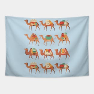 Cute Camels Desert Animals Tapestry