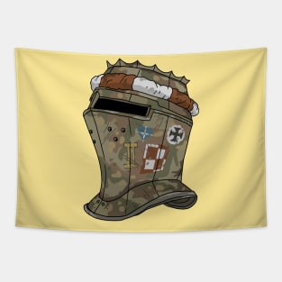 polish military knight helmet. Tapestry