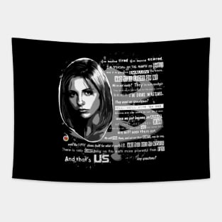 Buffy speech Tapestry