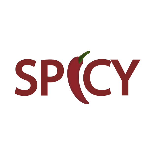 Spicy being spicy typography design by DinaShalash
