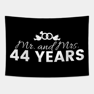 44th Wedding Anniversary Couples Gift Tapestry