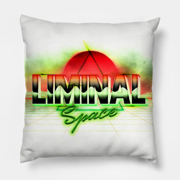 Liminal Space Pillow by Digital GraphX