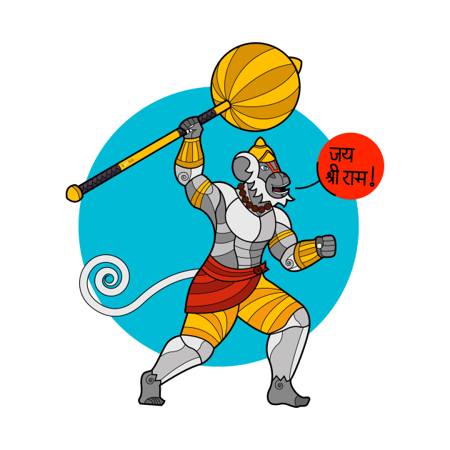 Hanuman Triumphant by artofkarthik