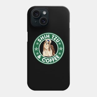 Shih Tzu And Coffee Phone Case