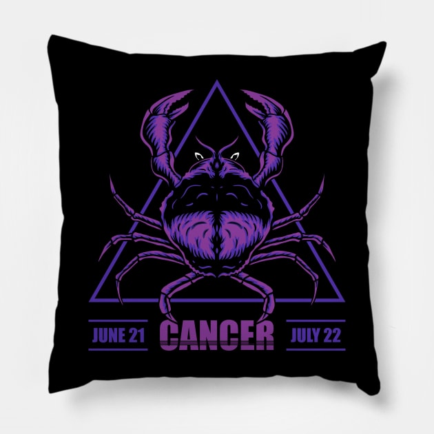 Zodiac Cancer Pillow by Dojaja