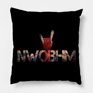 NWOBHM - New Wave Of British Heavy Metal Design Pillow