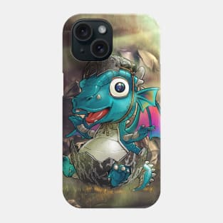 Blue Baby Dragon Phone Case