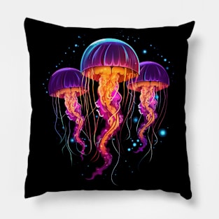 Glowing Jellyfish Pillow