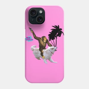 Funny monkey joke Phone Case