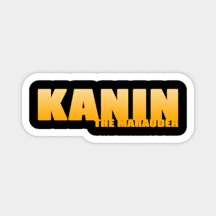 Kanin The Marauder Orange Fade Logo Magnet