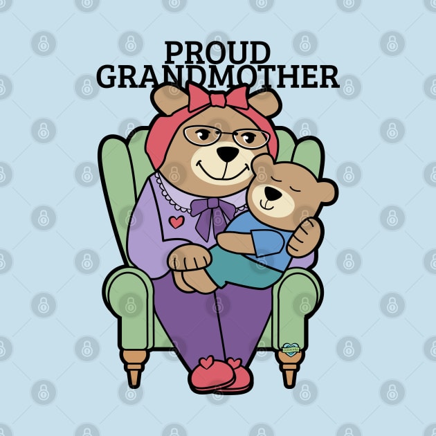 Proud Grandmother Bear with Child by Sue Cervenka