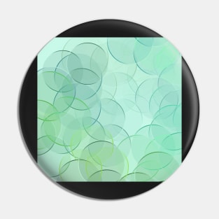 Green Circle Pattern Pin