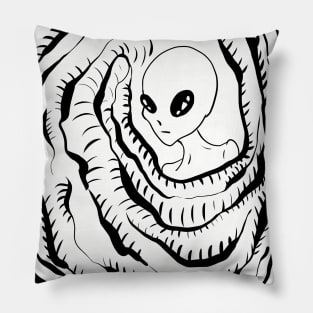 Alien area 51 Pillow