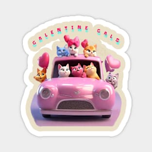 Galentine gals day out Magnet