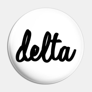 Delta Script Pin