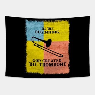 InThe Beginning God Created The Trombone Tapestry