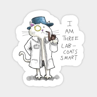 Dapper Cat - Lab Coats Magnet