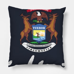 michigan governor t shirt Pillow