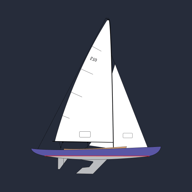 International 210 Sailboat by CHBB