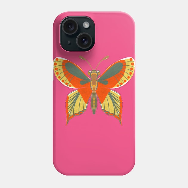 Butterfly Phone Case by Floflo art