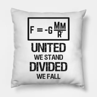 United we Stand. Divided we Fall. Pillow