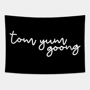 tom yum goong - white Tapestry