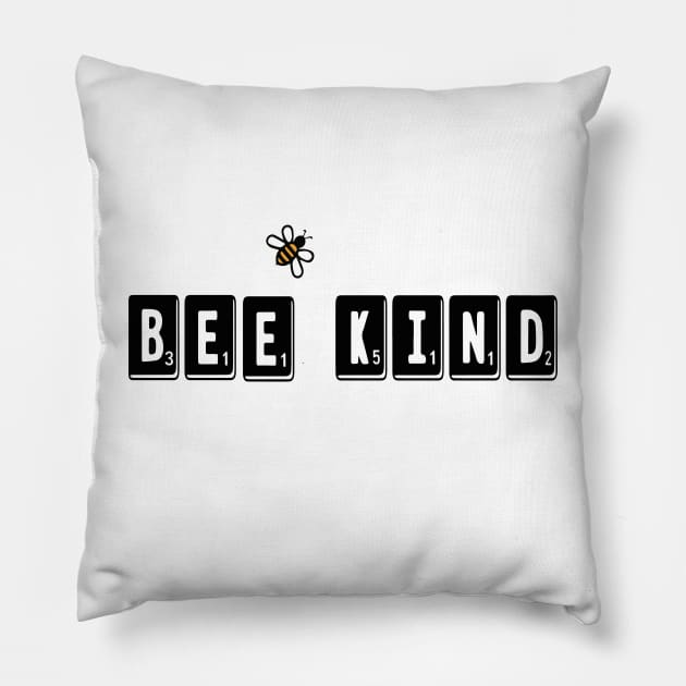 Bee Kind Pillow by Sunshineisinmysoul