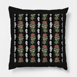 Bold Australian Native Floral Stripes - CreateArtHistory Pillow