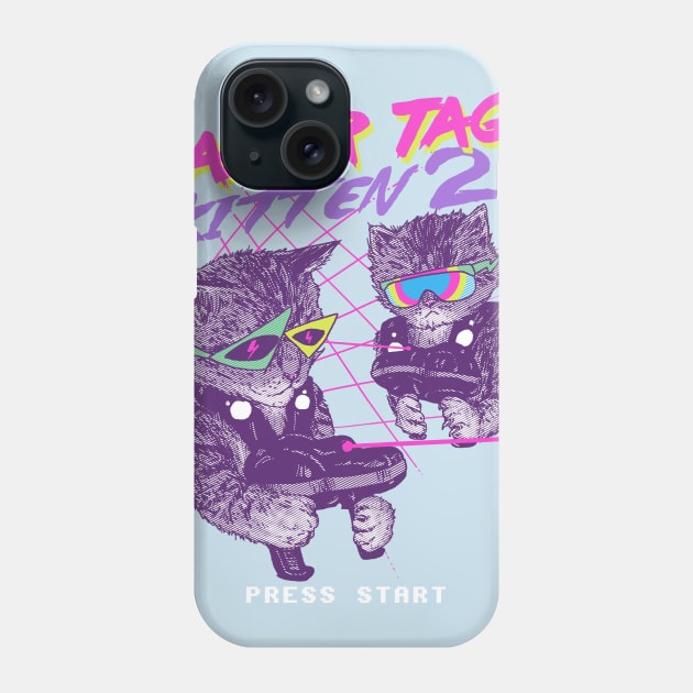 Laser Tag Kitten 2 Phone Case by Hillary White Rabbit