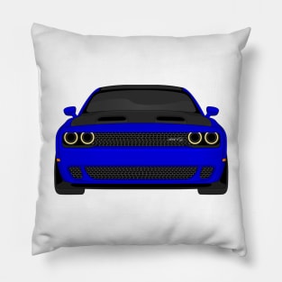 DODGE HELLCAT FRONT DARK-BLUE Pillow