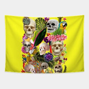 El Día de Muertos de trópico Tapestry