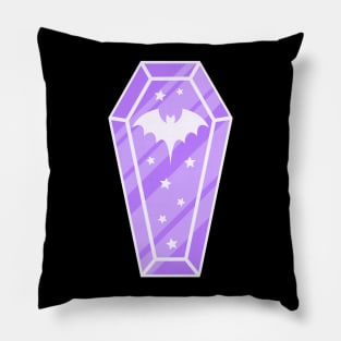 Cute Purple Coffin Pillow