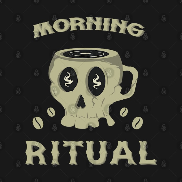 Morning ritual ~ skull cup by Marzuqi che rose