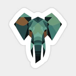 Geometric design of an elephant face Magnet