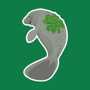 Shamrock Manatee T-Shirt