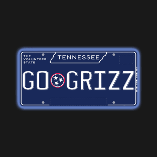 TN License Plate- GO GRIZZ T-Shirt