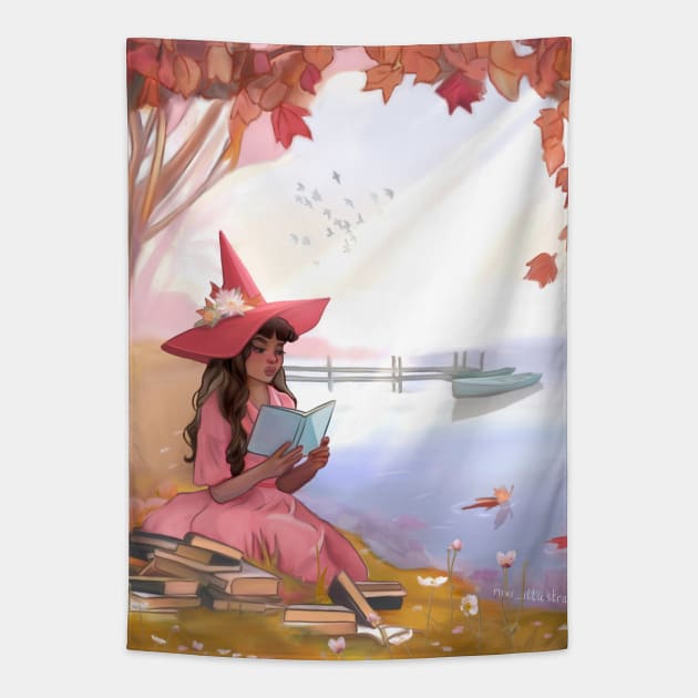 Sunny Autumn Afternoon Tapestry by Nixi