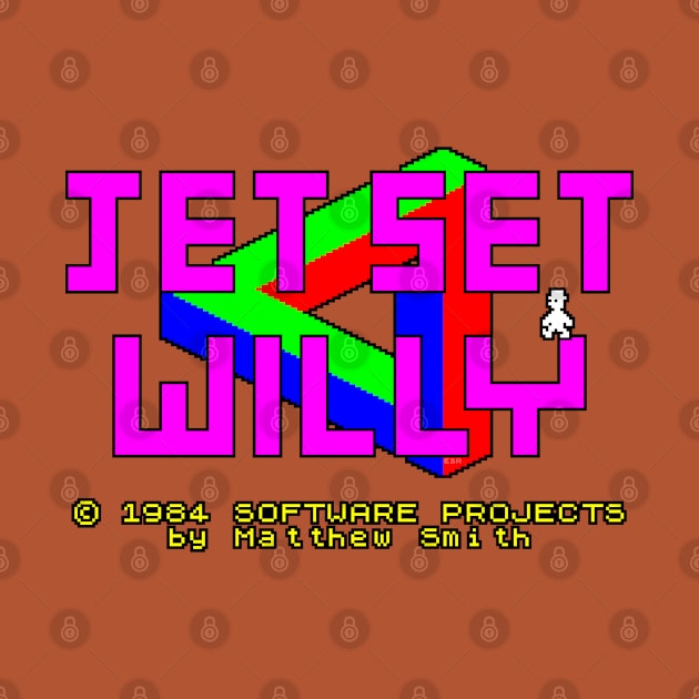 Jet Set Willy Title Screen - ZX Spectrum Legend by Out of Memory