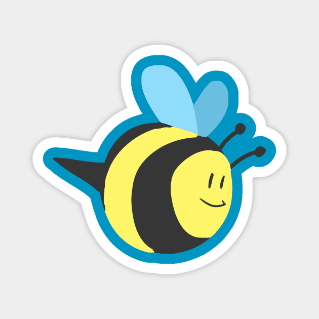 Happy Bumblebee Magnet by saradaboru