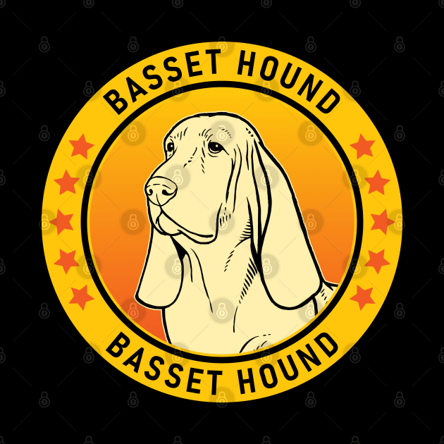 Basset Hound Dog Portrait by millersye