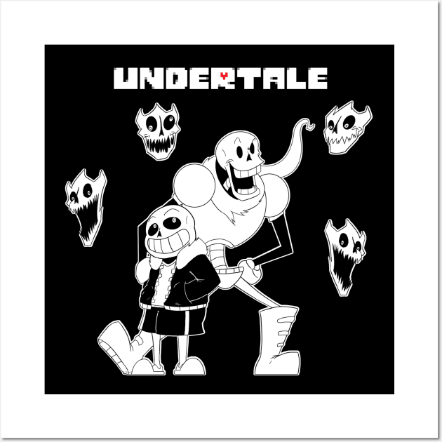 Sans and Papyrus Undertale 11x17 Print 