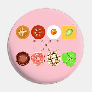 Fast Food - Bunny Cafe Pin