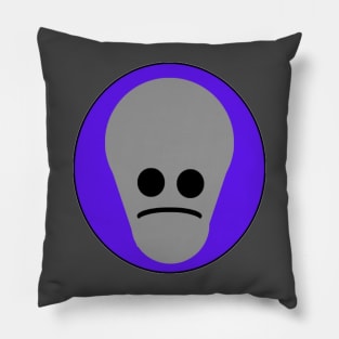 Sad alien Pillow